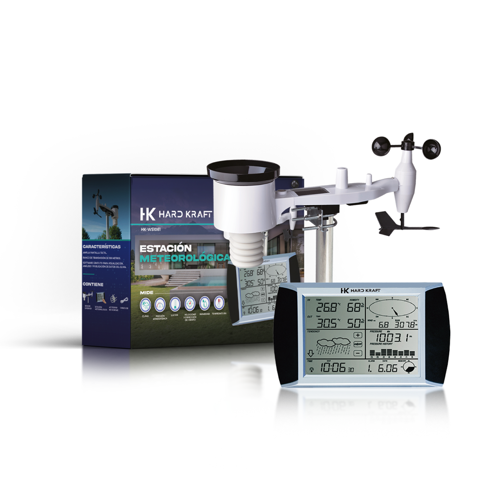 Estación Meteorológica HK-WS1081