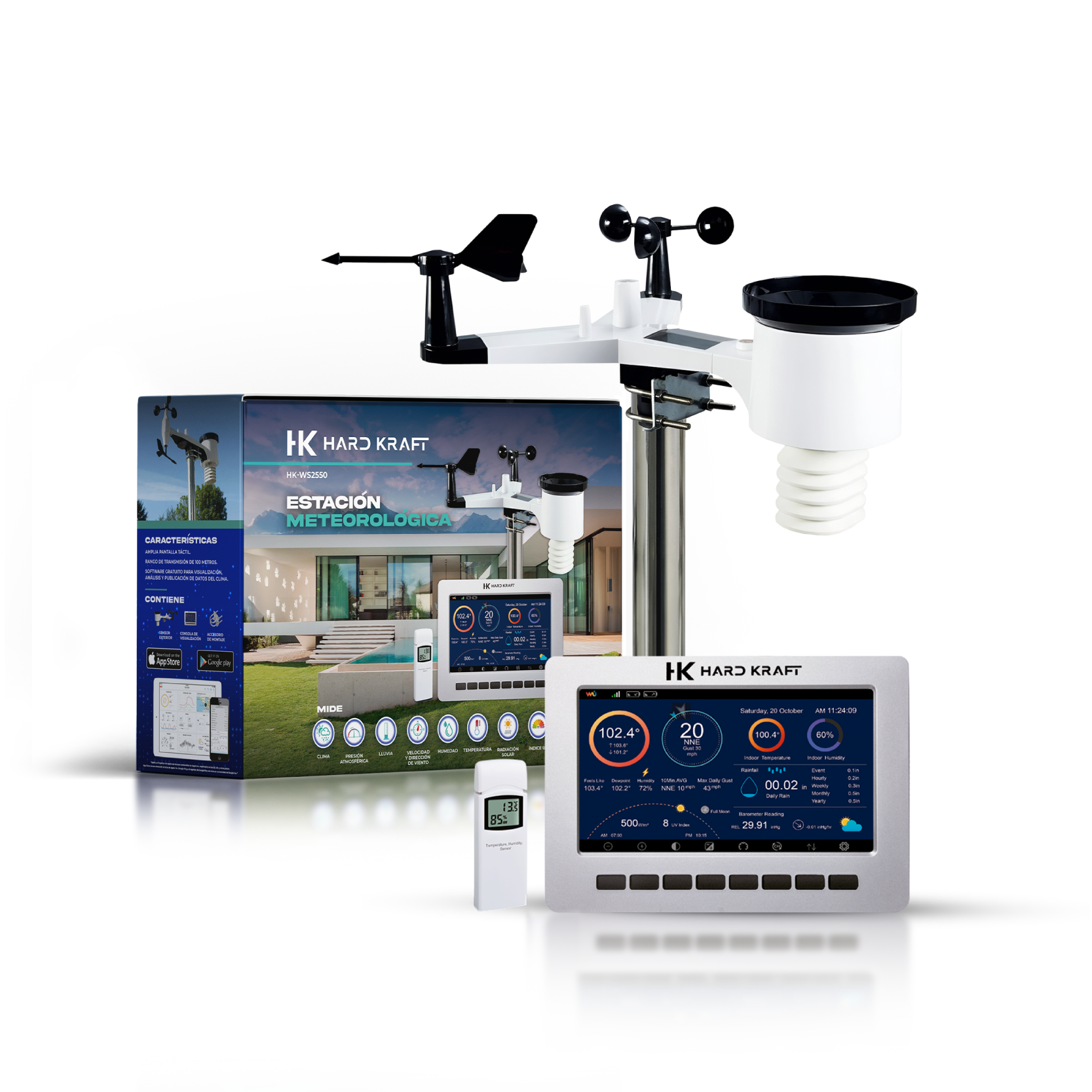 Estación Meteorológica HK-WS2550