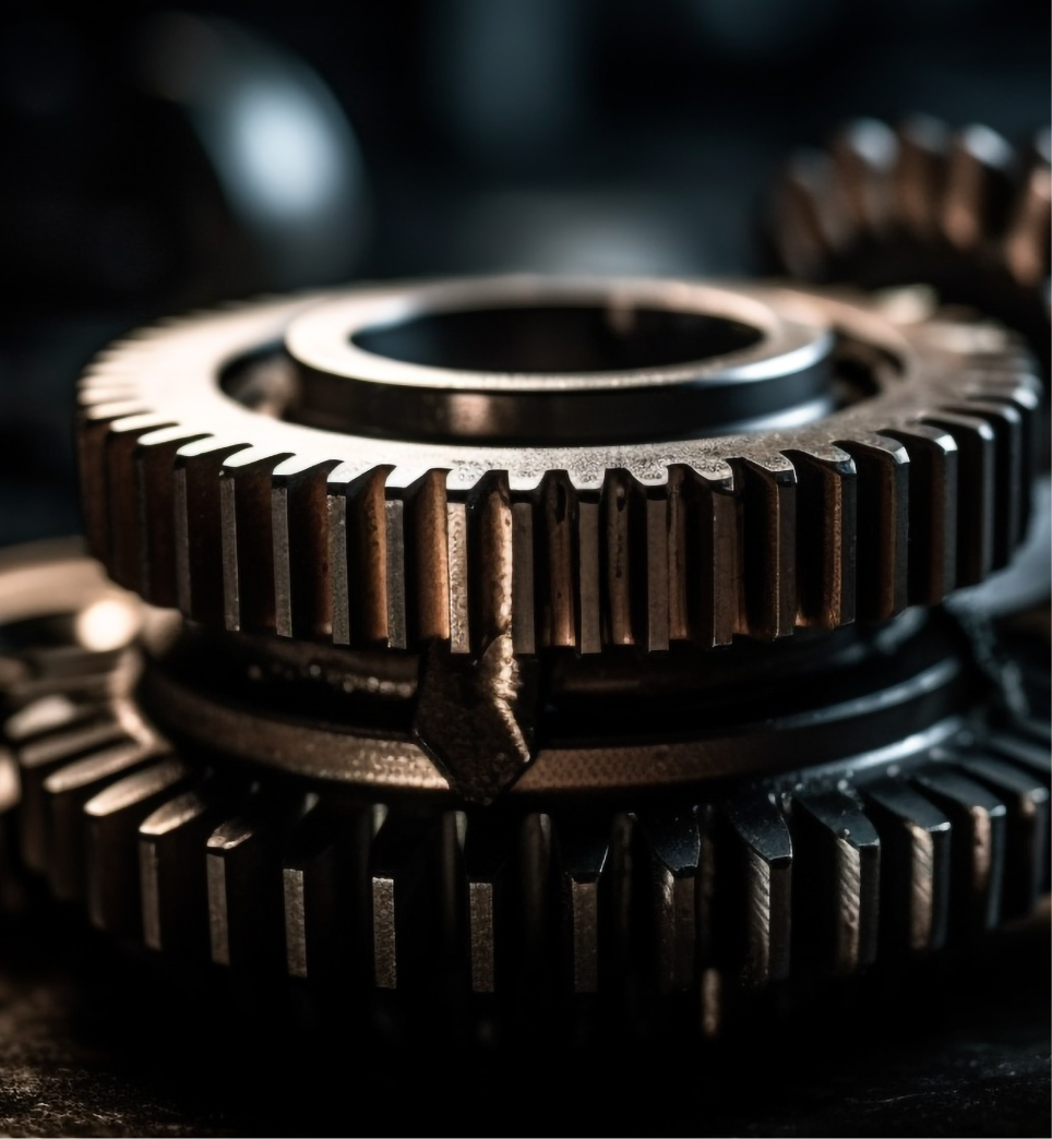 Engranajes de maquinaria industrial